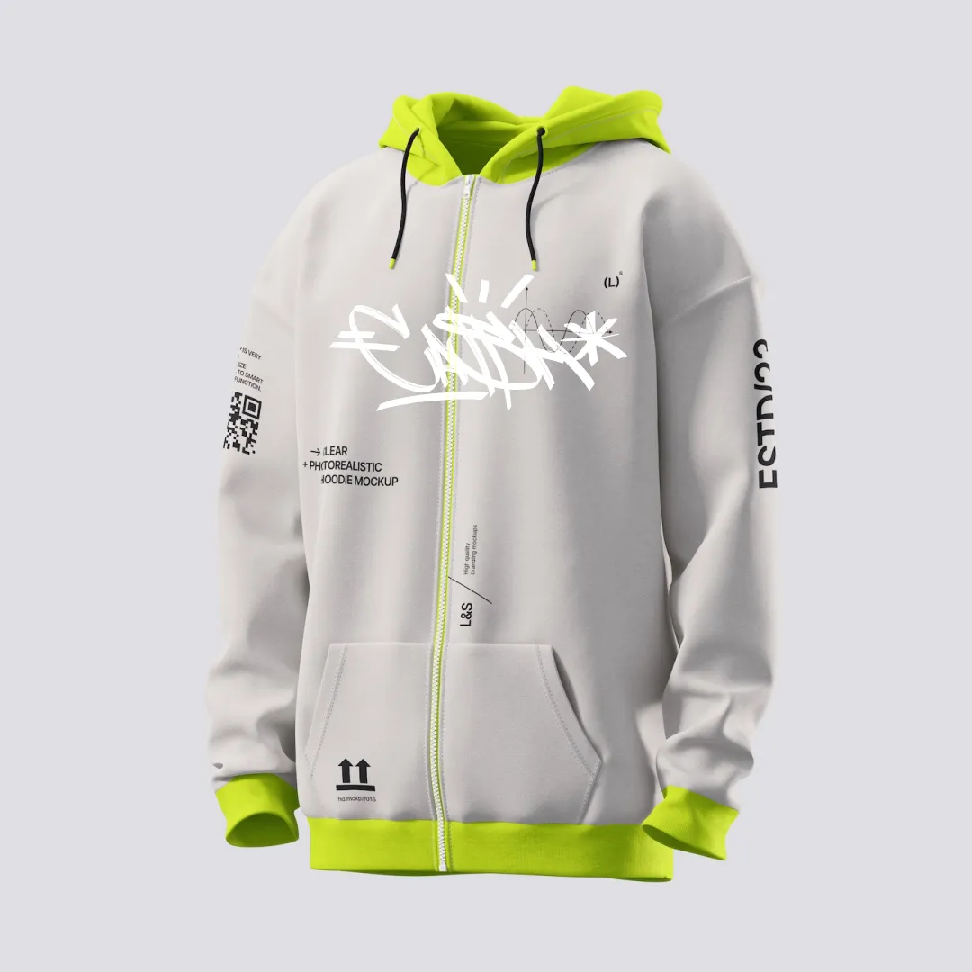 Slogan Print Hoodie - Image 2