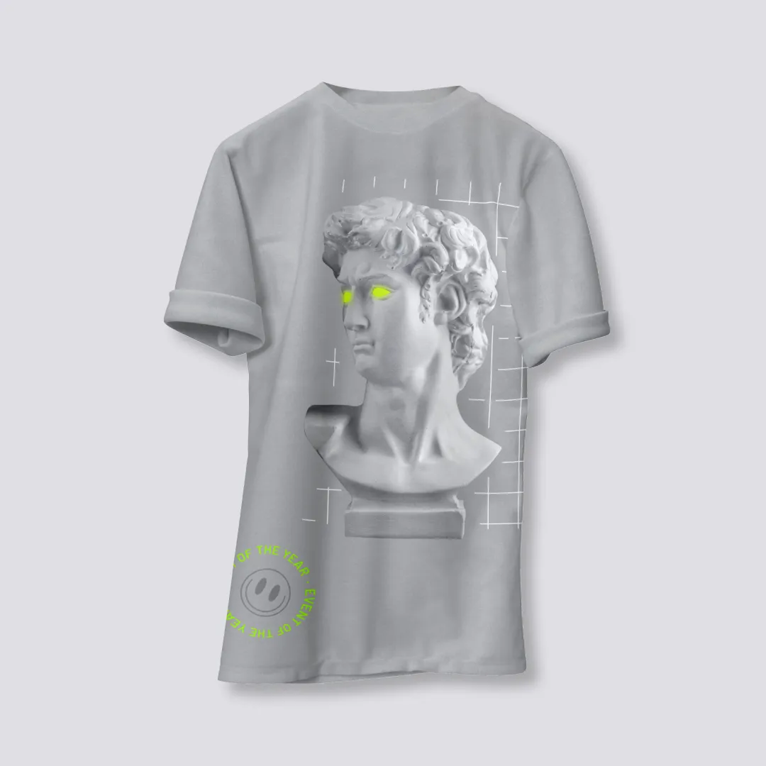 T-Shirt with Graffiti - Image 3